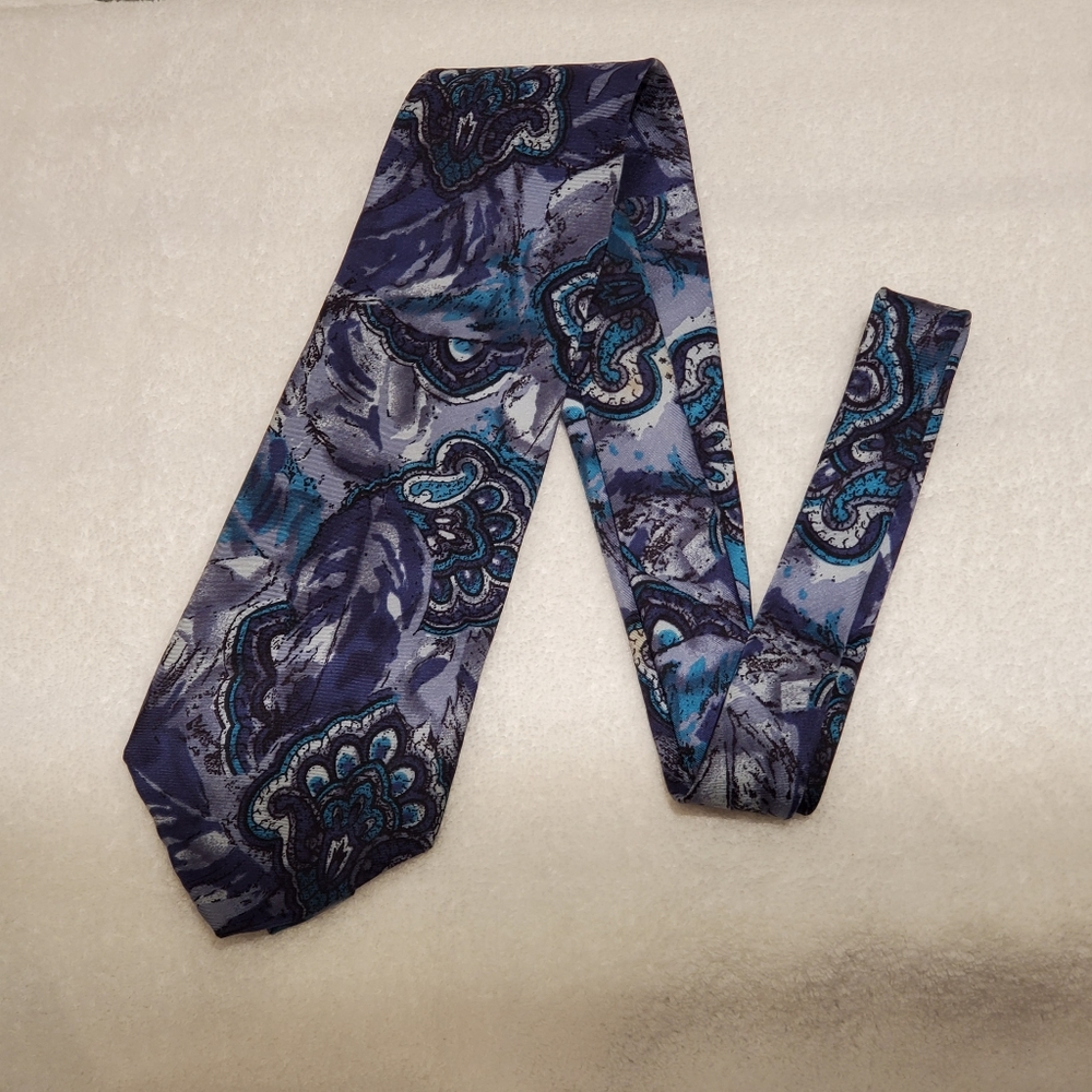 Enrico Guccini Big and Tall Silk Tie, Tall Size